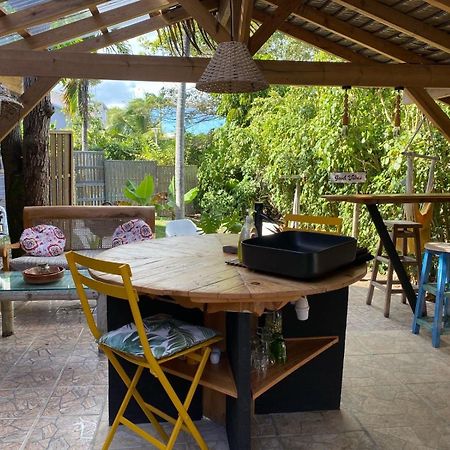 Ti Bwa Carbet Cosy Semi-Exterieur Avec Toit Terrasse Villa Sainte-Anne  Ngoại thất bức ảnh
