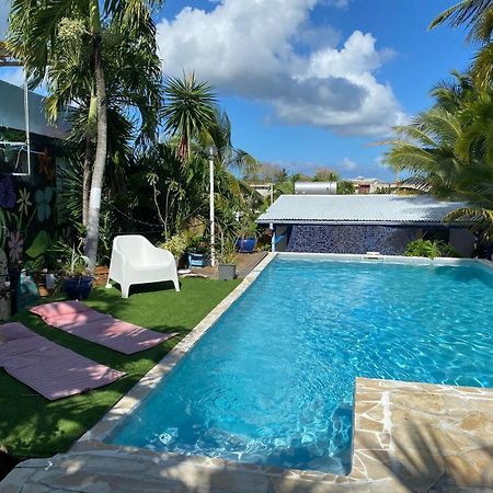 Ti Bwa Carbet Cosy Semi-Exterieur Avec Toit Terrasse Villa Sainte-Anne  Ngoại thất bức ảnh