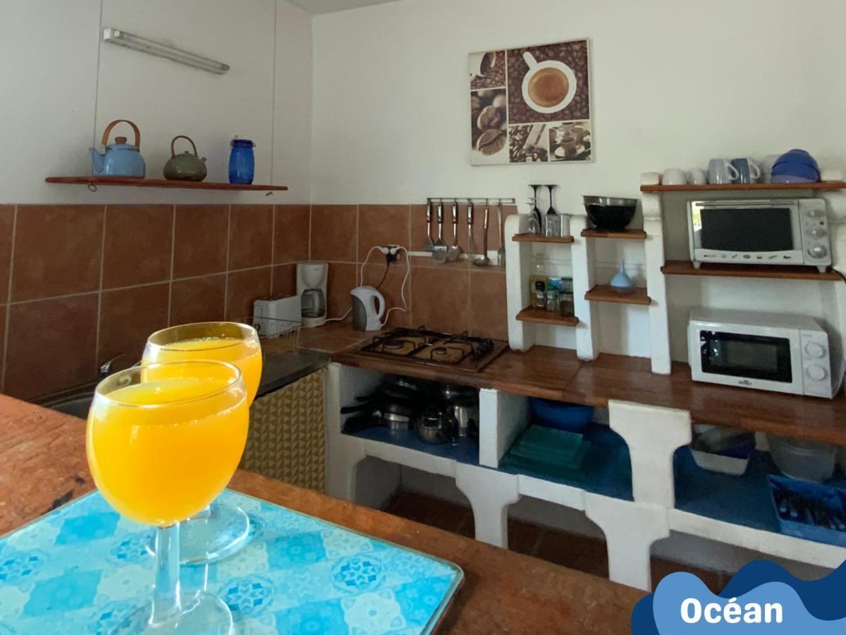 Ti Bwa Carbet Cosy Semi-Exterieur Avec Toit Terrasse Villa Sainte-Anne  Ngoại thất bức ảnh