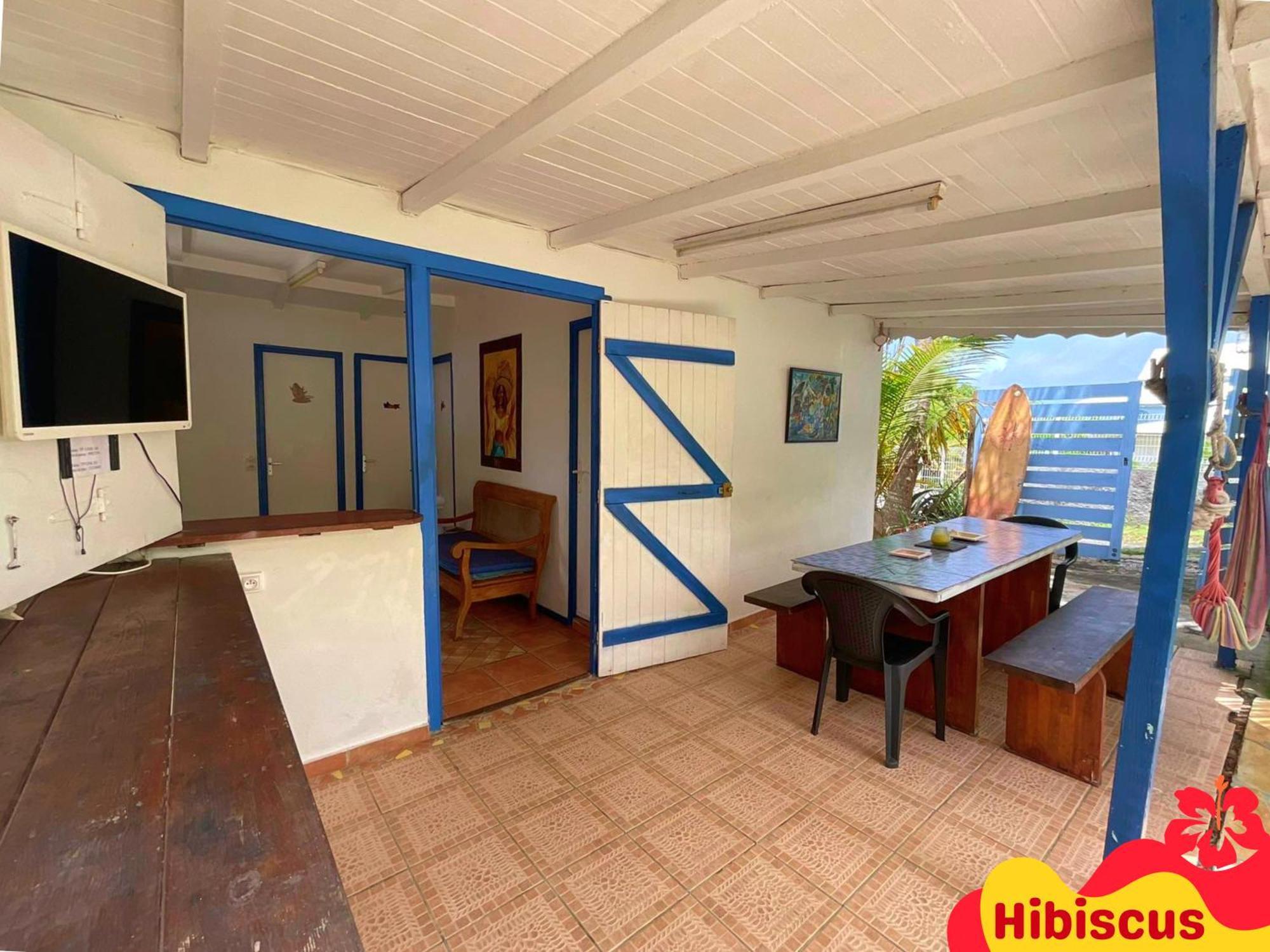 Ti Bwa Carbet Cosy Semi-Exterieur Avec Toit Terrasse Villa Sainte-Anne  Phòng bức ảnh